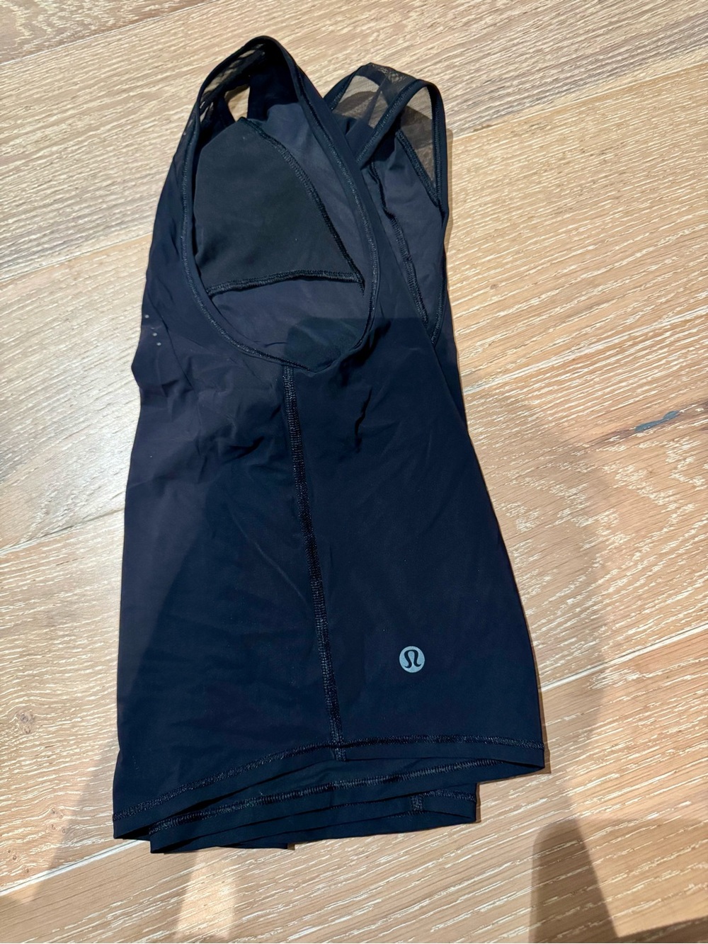 lululemon athletica Sculpt Cropped Black Sleeveless Mesh-Back Tank - Picture 5 of 5